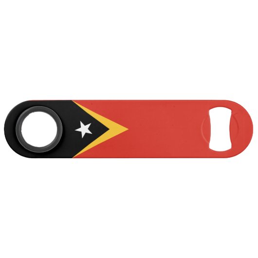 Vlag van Oost-Timor Speed Flessenopener (Voorkant (Horizontaal))