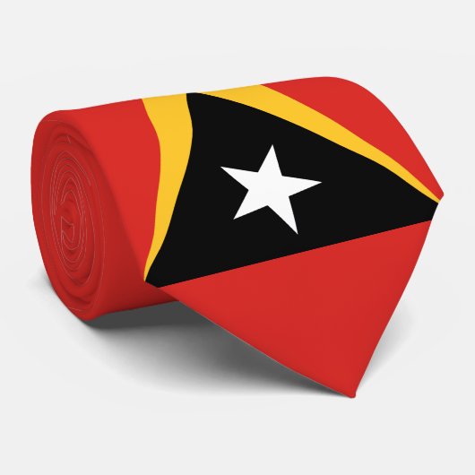 Vlag van Oost-Timor Stropdas (Opgerold)