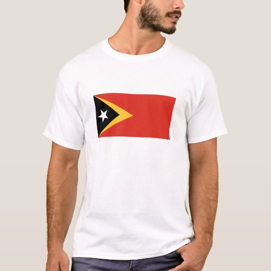 Vlag van Oost-Timor T-shirt (Voorkant)