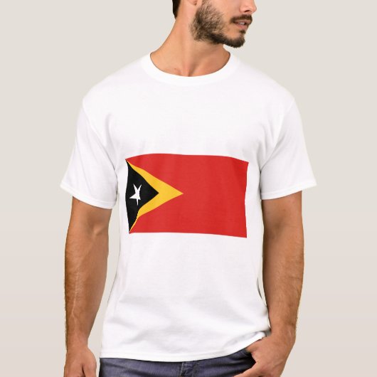 Vlag van Oost-Timor T-shirt (Voorkant)