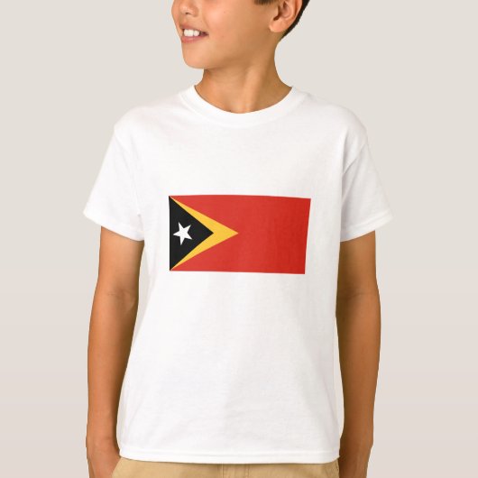 Vlag van Oost-Timor T-shirt (Voorkant)