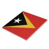 Vlag van Oost-Timor Tegeltje (Zijkant)