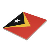 Vlag van Oost-Timor Tegeltje (Zijkant)