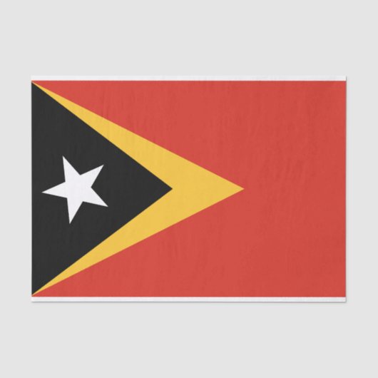 Vlag van Oost-Timor Tissuepapier (Voorkant)