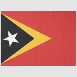 Vlag van Oost-Timor Tissuepapier