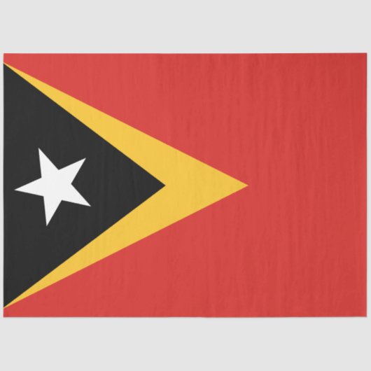 Vlag van Oost-Timor Tissuepapier (Voorkant)