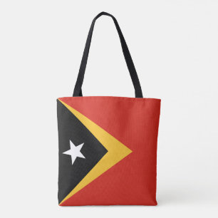 Vlag van Oost-Timor Tote Bag