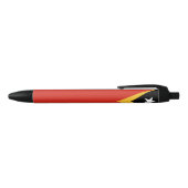 Vlag van Oost-Timor Zwarte Inkt Pen (Bovenkant)
