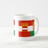 vlag van Oostenrijk (1869-1918) Koffiemok (Voorkant rechts)