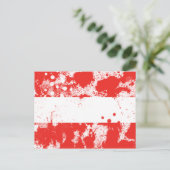 Vlag van Oostenrijk Briefkaart (Staand voorkant)