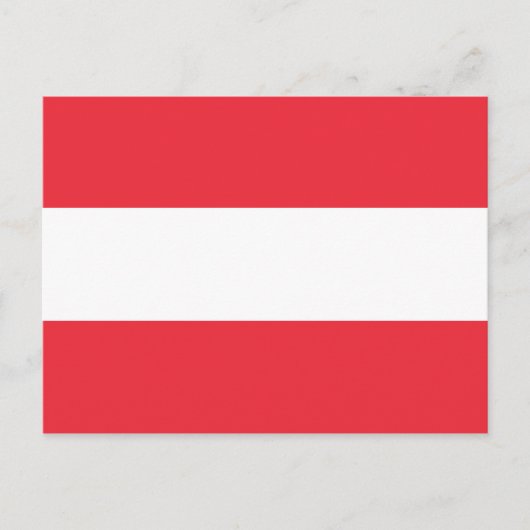 Vlag van Oostenrijk Briefkaart (Voorkant)