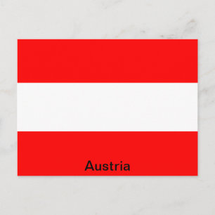 vlag van Oostenrijk Briefkaart