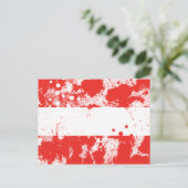 Vlag van Oostenrijk Briefkaart (Staand voorkant)