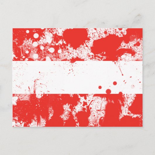 Vlag van Oostenrijk Briefkaart (Voorkant)