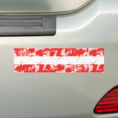 Vlag van Oostenrijk Bumpersticker (Op auto)