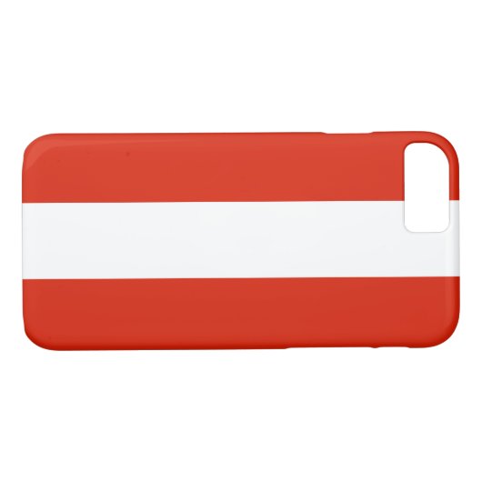 Vlag van Oostenrijk Case-Mate iPhone Case (Achterkant (Horizontaal))