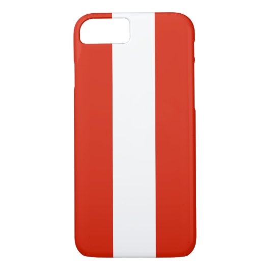 Vlag van Oostenrijk Case-Mate iPhone Case (Achterkant)