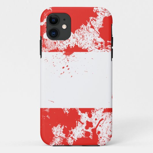 Vlag van Oostenrijk Case-Mate iPhone Case (Achterkant)