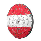 Vlag van Oostenrijk Dartbord (Voorkant Rechts)