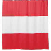 Vlag van Oostenrijk Douchegordijn (Voorkant)