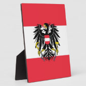 Vlag van Oostenrijk - Flagge Österreichs Fotoplaat (Zijkant)