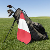 Vlag van Oostenrijk Golfhanddoek (Groen)