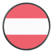 Vlag van Oostenrijk Hockey Puck (Voorkant)