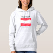 Vlag van Oostenrijk Hoodie (Voorkant)