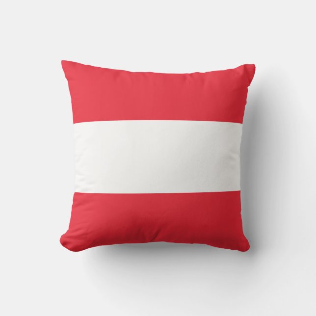 Vlag van Oostenrijk Kussen (Voorkant)