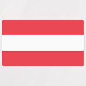Vlag van Oostenrijk Labels (Design 1)