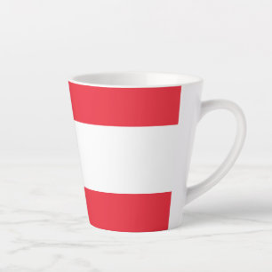 Vlag van Oostenrijk Latte Mok