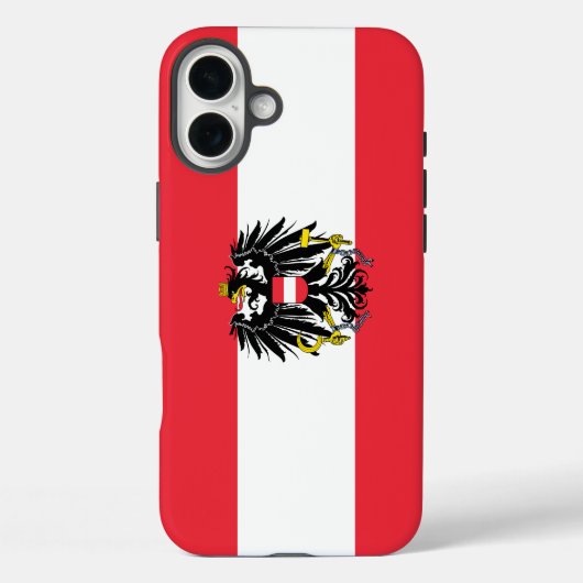 vlag van Oostenrijk/Oostenrijkse vlag Case-Mate iPhone Case (Achterkant)