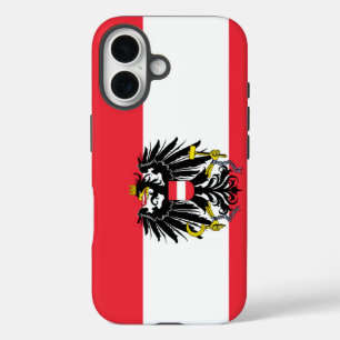Vlag van Oostenrijk / Oostenrijkse vlag iPhone 16 Hoesje