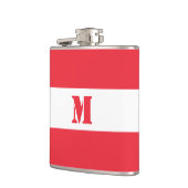 vlag van Oostenrijk/Oostenrijkse vlag Heupfles (Links)