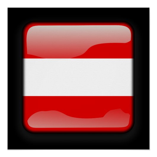 Vlag van Oostenrijk Perfect Poster (Voorkant)