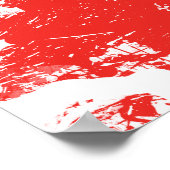 Vlag van Oostenrijk Poster (Hoek)