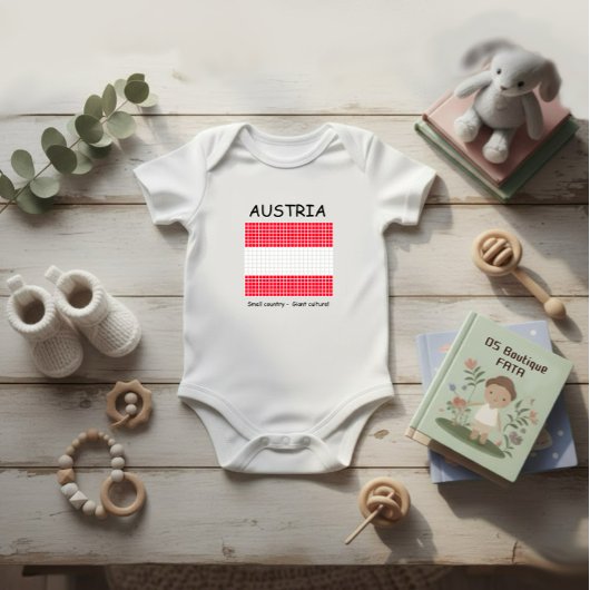 Vlag van Oostenrijk Romper