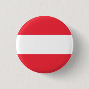 Vlag van Oostenrijk Ronde Button 3,2 Cm