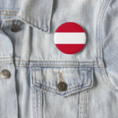 Vlag van Oostenrijk Ronde Button 5,7 Cm (In situ)
