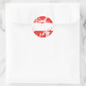 Vlag van Oostenrijk Ronde Sticker (Tas)