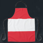 Vlag van Oostenrijk Schort<br><div class="desc">Officiële vlag van Oostenrijk. Patriottische Oostenrijkse vlag.</div>