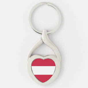 Vlag van Oostenrijk Sleutelhanger