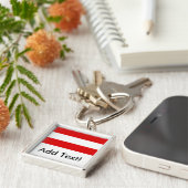 Vlag van Oostenrijk Sleutelhanger (Zijkant)