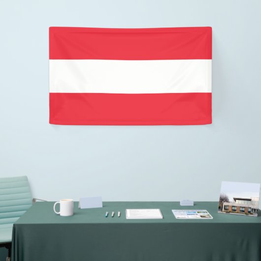 Vlag van Oostenrijk Spandoek (Beurs)