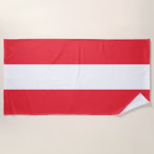 Vlag van Oostenrijk Strandlaken (Voorkant)