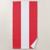 Vlag van Oostenrijk Strandlaken (Voorkant)