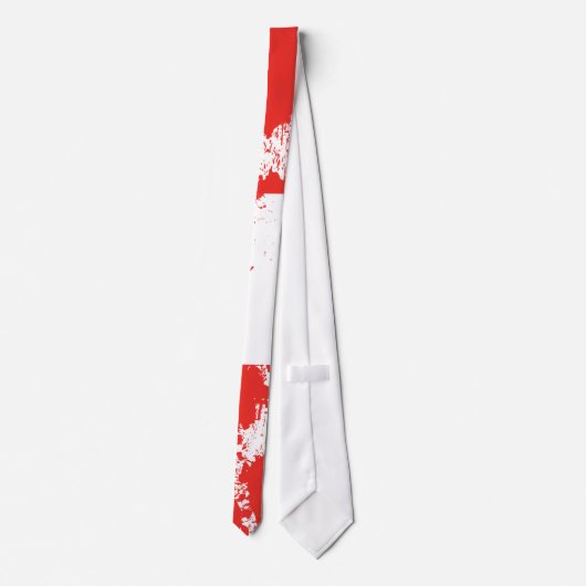 Vlag van Oostenrijk Stropdas (Achterkant)