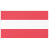 Vlag van Oostenrijk Tafelkleed (Voorkant (Horizontaal))