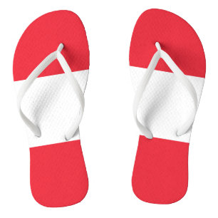 Vlag van Oostenrijk Teenslippers