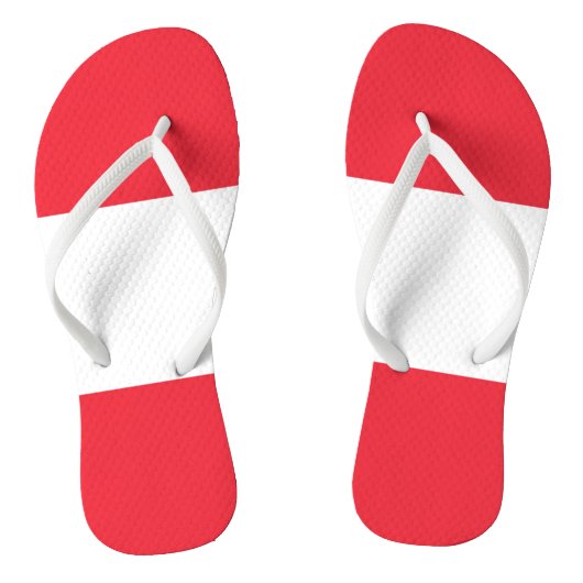 Vlag van Oostenrijk Teenslippers (Voetbed)